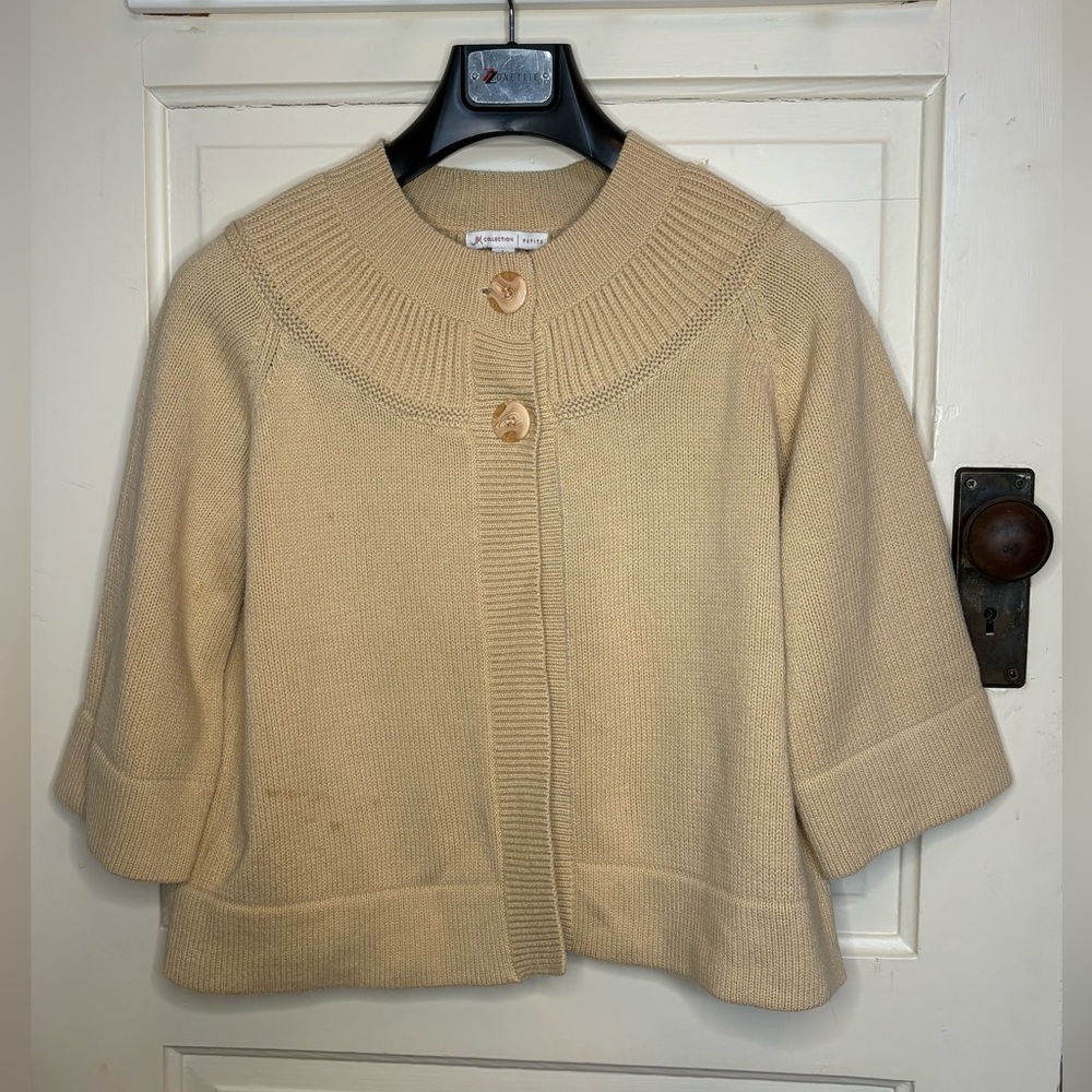 M Collection petit 2 button sweater Women's L